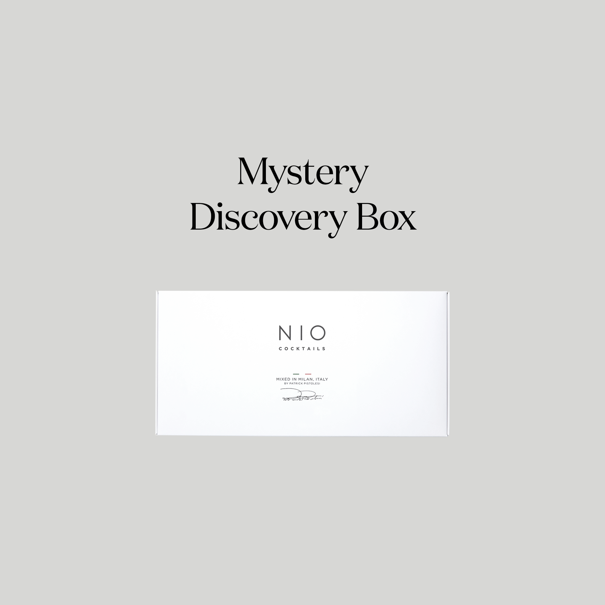 Mystery Discovery Box mit 12 Cocktails (im Wert von 81 €)
