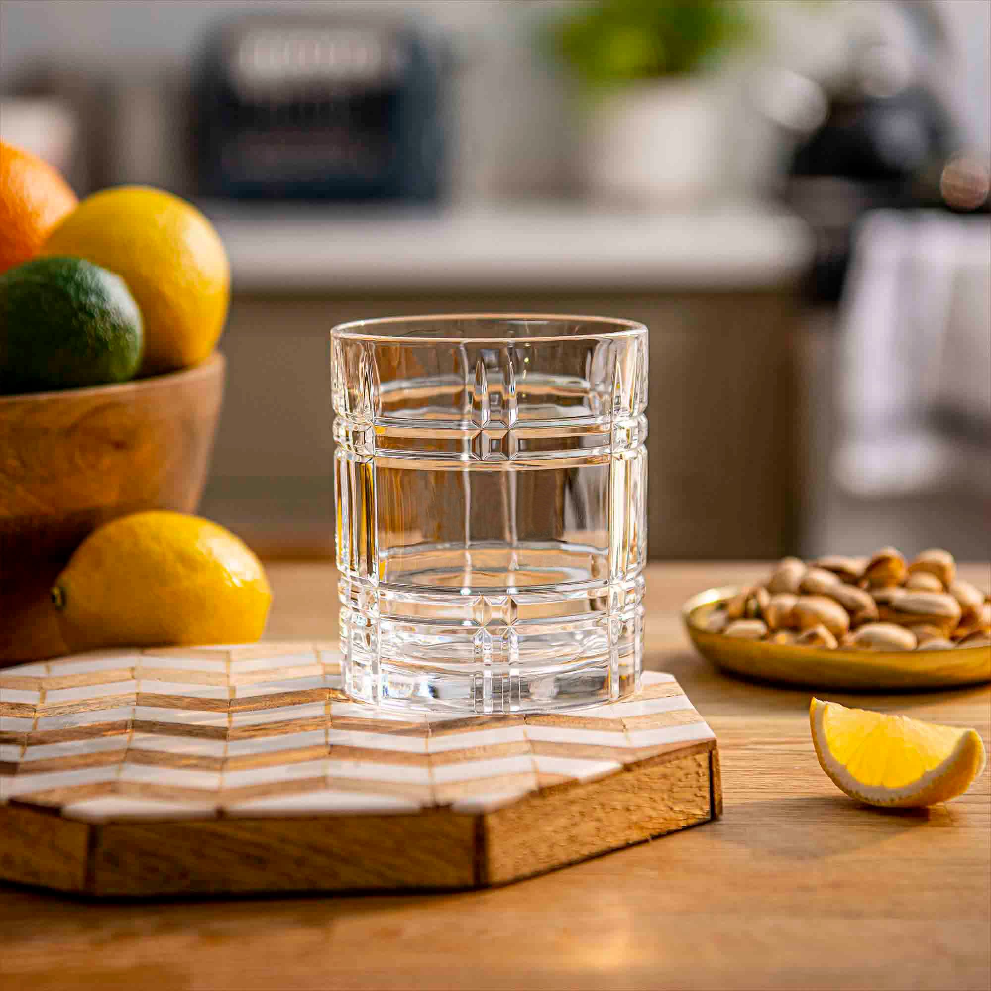 2 x NIO Tumbler aus geschliffenem Glas